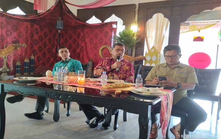 BI Kalteng Sampaikan Perkembangan Ekonomi Lewat Temu Media Awal Tahun 2023