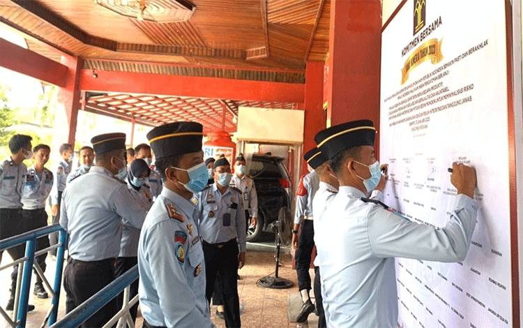 Lapas Sampit Komitmen Bangun Zona Integritas Menuju WBK/WBBM