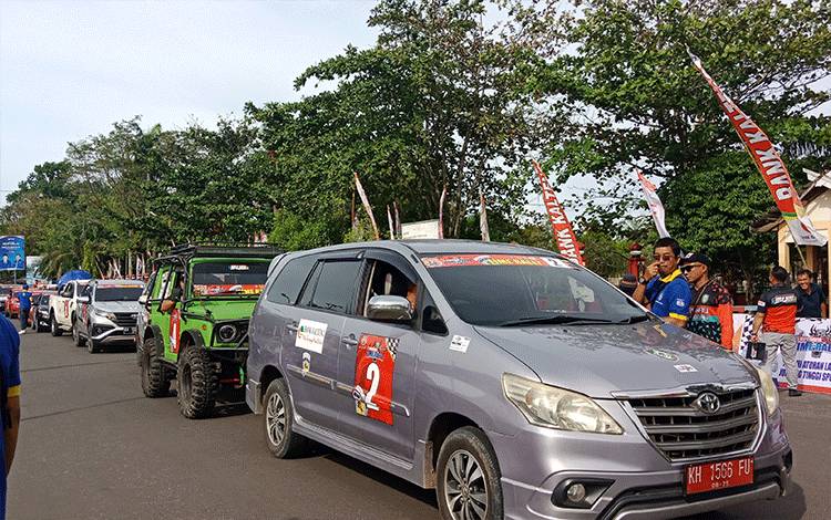 Bupati Kotim Time Rally Lewati 3 Destinasi Wisata Sampit
