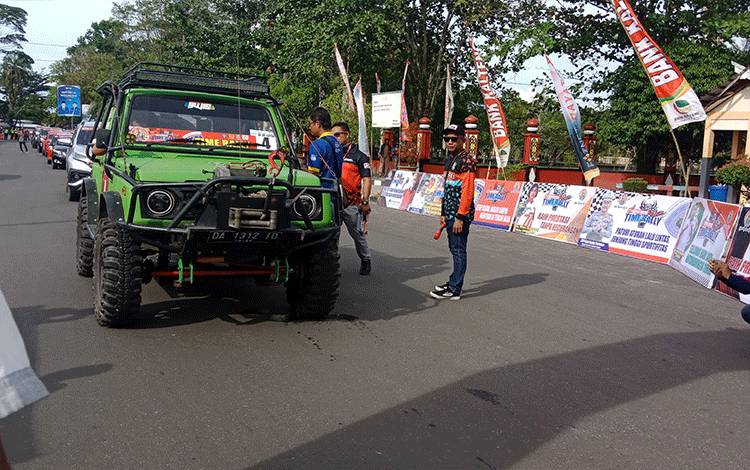 Peserta Luar Daerah Turut Ramaikan Bupati Kotim Time Rally