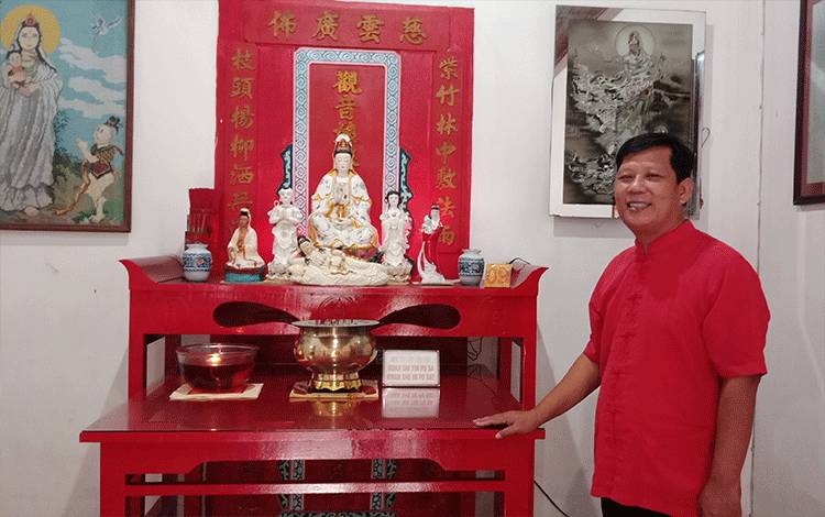 Tokoh Agama Konghucu Suhardi, Minggu, 22 Januari 2023. (FOTO: DEWIP)