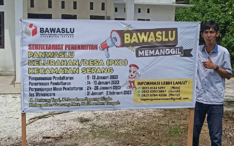 Pendaftar Panwaslu Kelurahan/Desa di Kecamatan Sepang Mayoritas Perempuan
