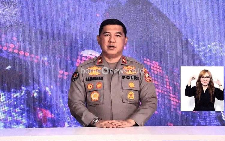 Karopenmas Divisi Humas Polri Brigjen Ahmad Ramadhan. (ANTARA/Laily Rahmawaty)