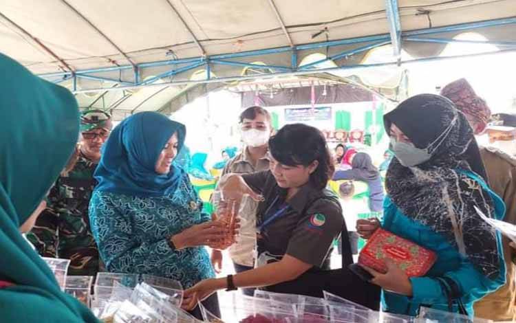 Dekranasda Provinsi Kalimantan Tengah Berikan Bantuan kepada 5 UMKM di Sukamara?