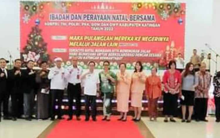 Begini Pesan Bupati Katingan saat Perayaan Natal Bersama