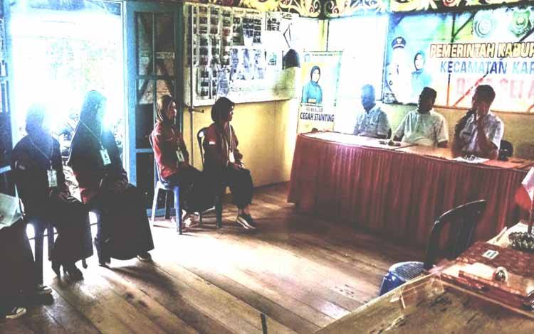 Pemdes Sei Asem dan Mahasiswa KKL STAI Kapuas Susun Rencana Kegiatan?