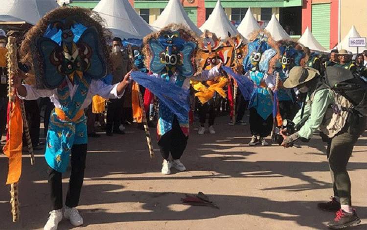 Pemkab Lamandau Promosi Babukung di Peluncuran KEN 2023