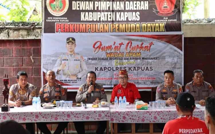 Polres Kapuas Silaturahmi ke Perpedayak Jalankan Program Jumat?