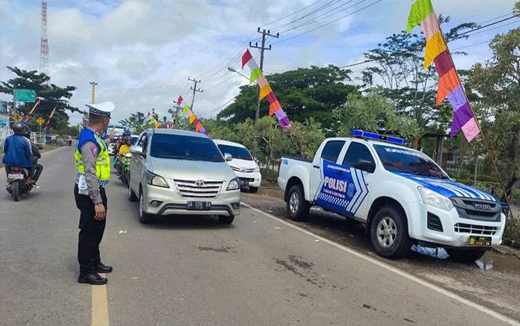 Arus Lalu Lintas Trans Kalteng Dipadati Jemaah Haul Guru Sekumpul