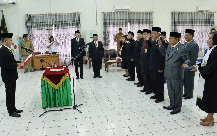 11 Pejabat Pimpinan Tinggi Pratama di Gunung Mas Bergeser