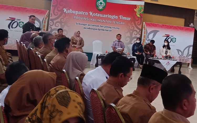Bupati Kotim Intruksikan SOPD Sigap Penuhi Kebutuhan Data untuk Tim BPK RI