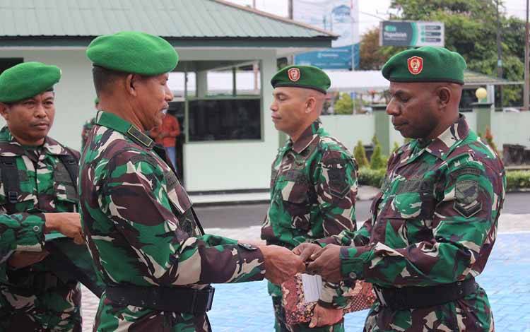 4 Personel Kodim Palangka Raya Selesaikan Tugas BKO dari Papua
