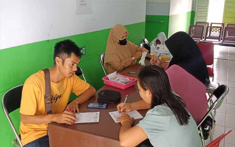 Vaksin Booster Kedua di Puskesmas Baamang II Masih Sepi Peminat