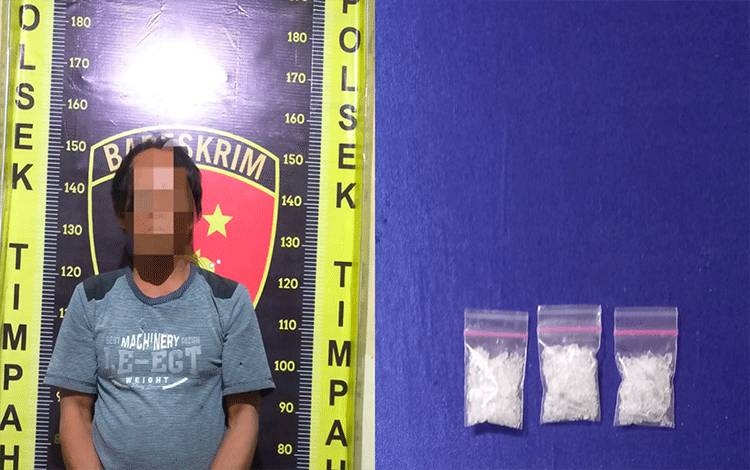 Pria di Timpah Diringkus Polisi Karena Miliki 7,44 Gram Sabu
