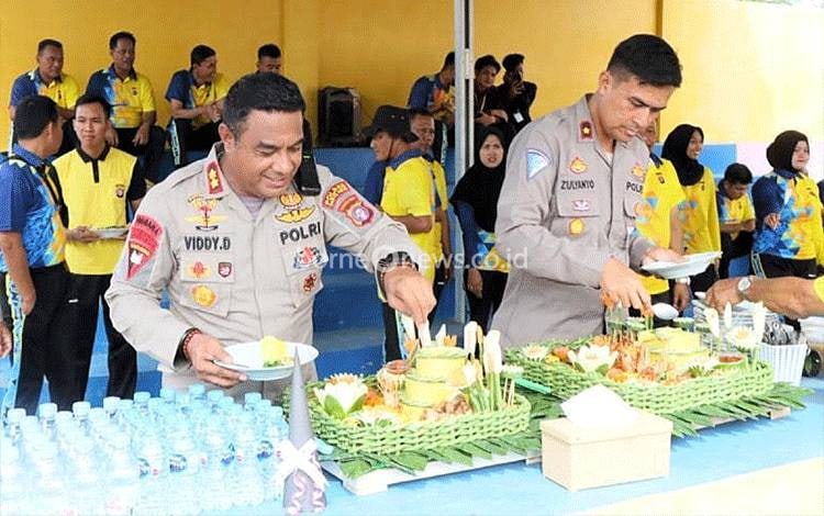 Polres Barito Timur Renovasi Lapangan Tembak