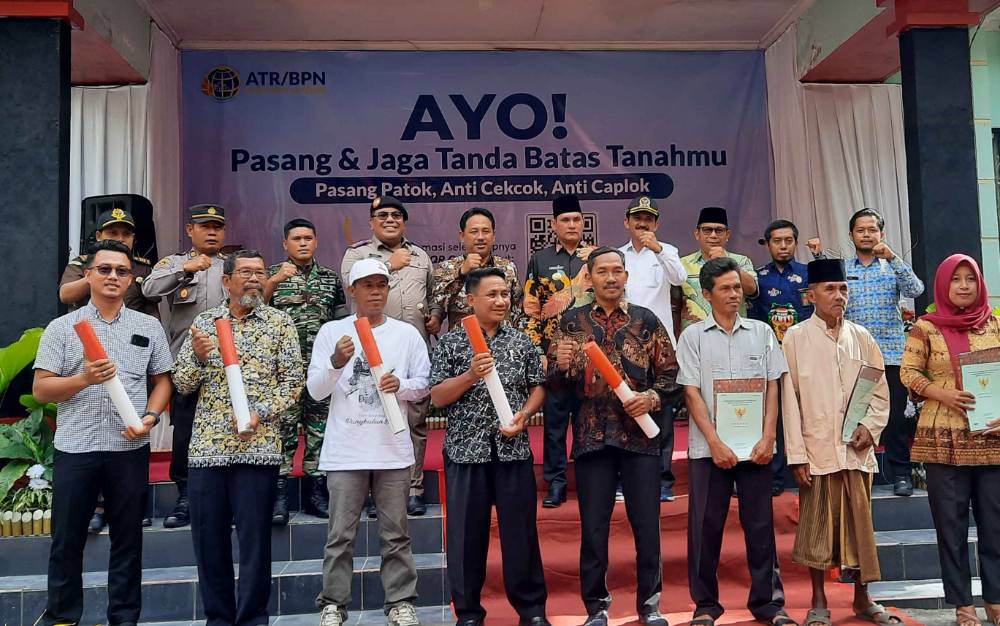 ATR/BPN Kotawaringin Barat Ikuti Gemapatas Nasional Serentak
