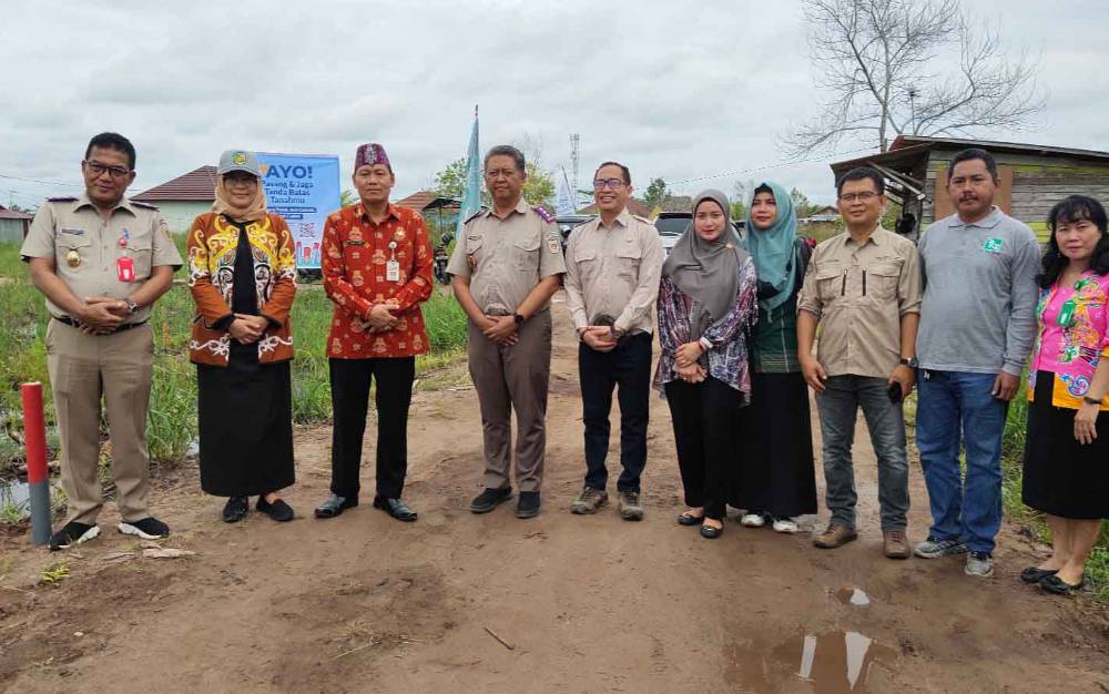 BPN Palangka Raya Pasang 720 Tanda Batas di 3 Kelurahan