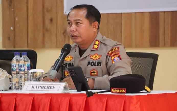Kapolres Sukamara Minta Masyarakat Taati Sosialiasi Larangan Membakar