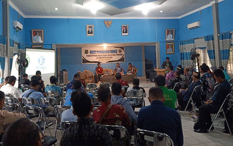 Ini Harapan Sekda Kapuas dari Rapat Koordinasi Teknis Pembentukan BUMDes Bersama