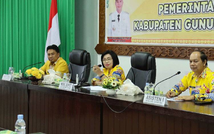 Pemkab Gunung Mas Sambut Baik Kunjungan Kerja TPPS Barito Selatan