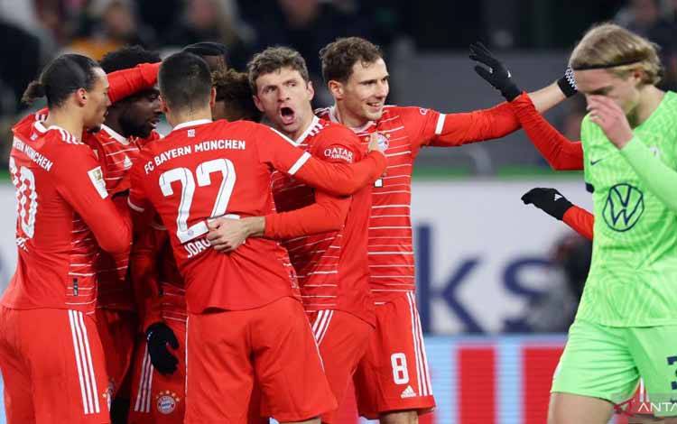 Bayern Munich kembali Puncaki Klasemen setelah Hancurkan Wolfsburg