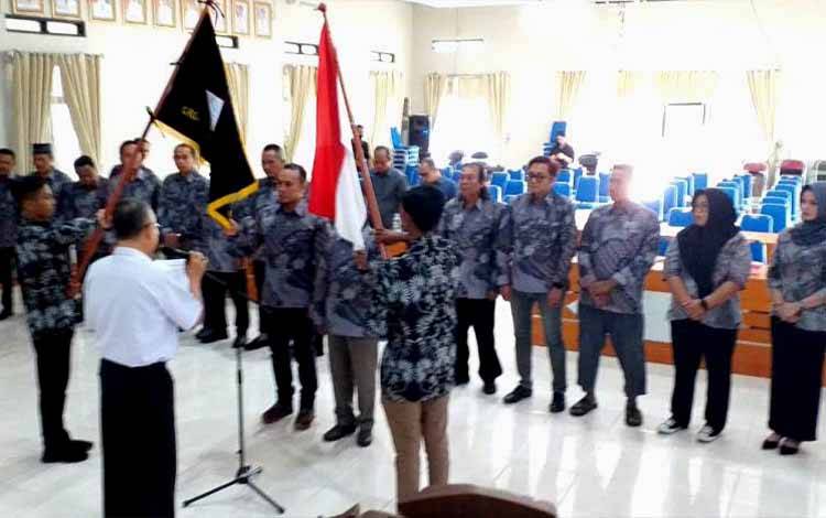 Pengukuhan DPC Organda Barito Utara periode tahun 2022-2027. (FOTO: DHANI)