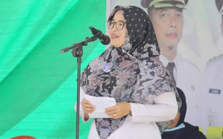 Kepala Dinas Kesehatan (Dinkes) Sukamara, Ari Junita (FOTO: NORHASANAH)