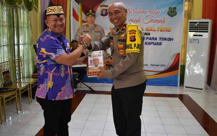 Sekda Kapuas Sambut Kunjungan Wakapolda Kalteng