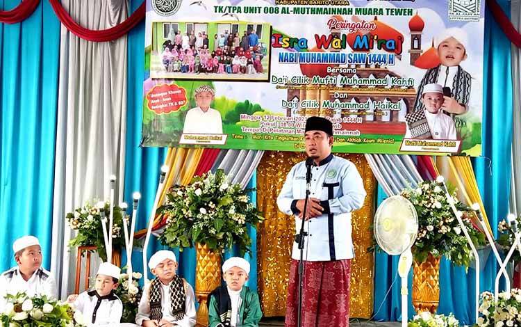TK TPA Unit 008 Al Mutmainnah Peringati Isra Miraj Nabi Muhammad SAW