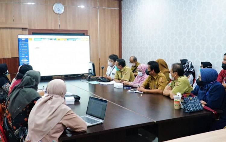 Studi banding RSUD dr. Murjani Sampit di RSUD Sultan Imanuddin Pangkalan Bun, Kobar, Senin, 13 Februari 2023