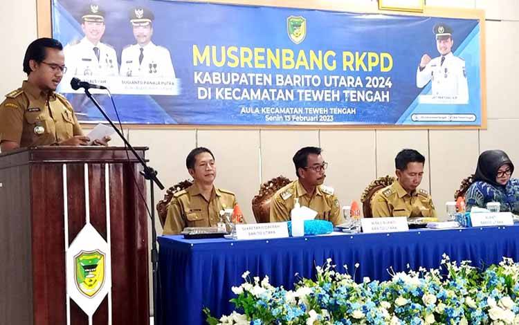 Camat Teweh Tengah: Musrenbang untuk Menjaring Usulan dan Masukan Secara Transparan