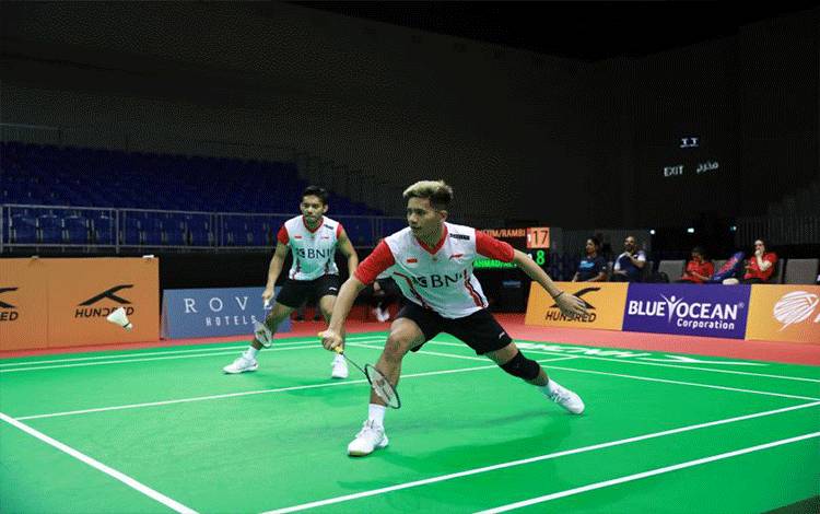 Pramudya/Yeremia Pastikan Indonesia Menang Telak 5-0 atas Suriah