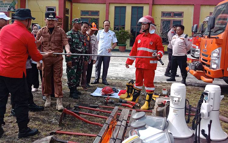 Kecamatan Mentawa Baru Ketapang Gelar Apel Siaga Bencana