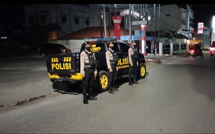 Satsamapta Polres Kotim Laksanakan Patroli Antisipasi Balap Liar dan Ganguan Kamtibmas