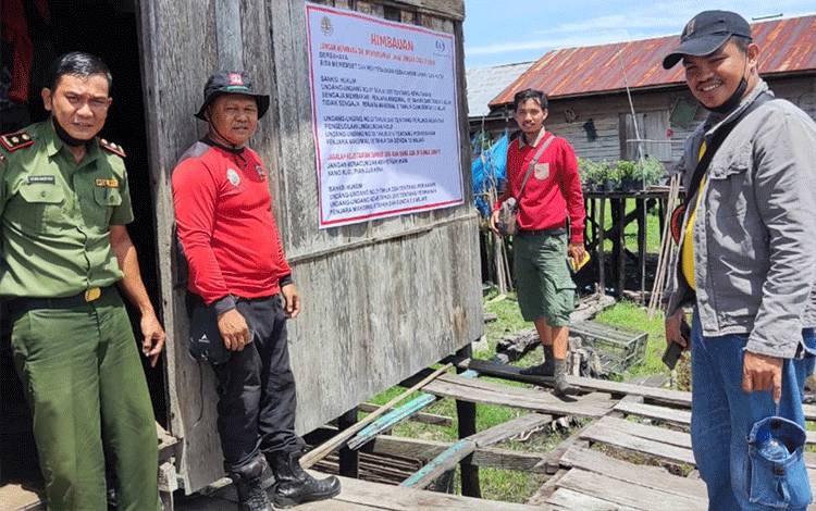 BKSDA Pos Sampit Sosialisasikan Dampak Karhutla Bagi Satwa Liar