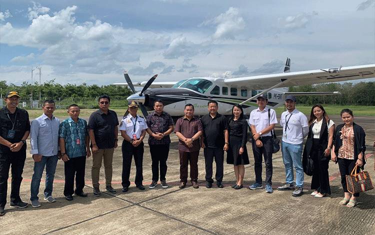 Rute Baru Pangkalan Bun-Sampit-Palangka Raya di Bandara H Asan Resmi Terbang 22 Februari 2023