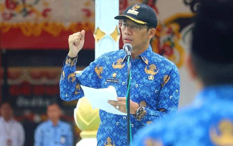 Bupati Murung Raya Pimpin Apel Gabungan, Ini Arahannya