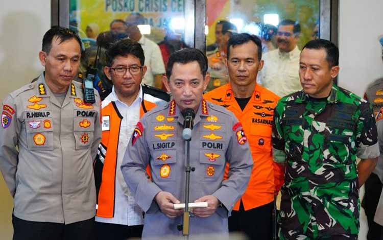 Kapolri Ucapkan Terima Kasih Tim SAR Berhasil Evakuasi Kapolda Jambi