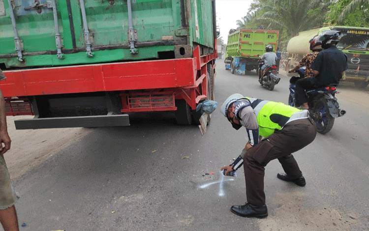 Supir Truk Kontainer Yang Ditabrak Pelajar Hingga Tewas Ditetapan sebagai Tersangka
