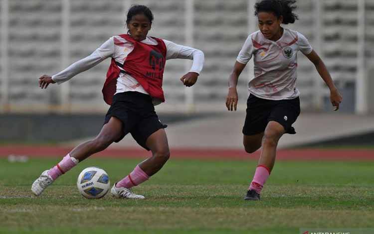 Timnas Putri Indonesia Imbangi Tuan Rumah Arab Saudi 1-1