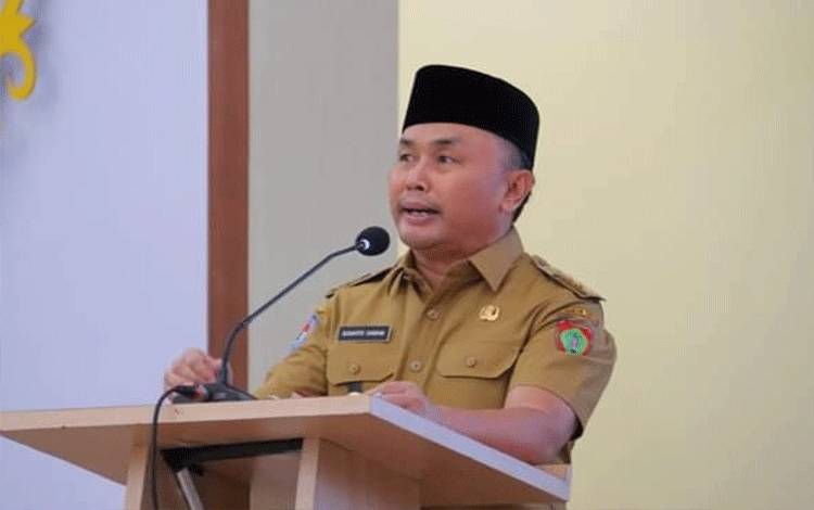 Gubernur Kalteng, Sugianto Sabran, Kamis, 23 Februari 2023. (FOTO : NOPRI/H)