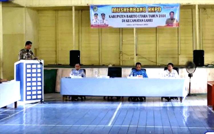 141 Usulan Masyarakat di Kecamatan Lahei Tersampaikan Pada Musrenbang RKPD