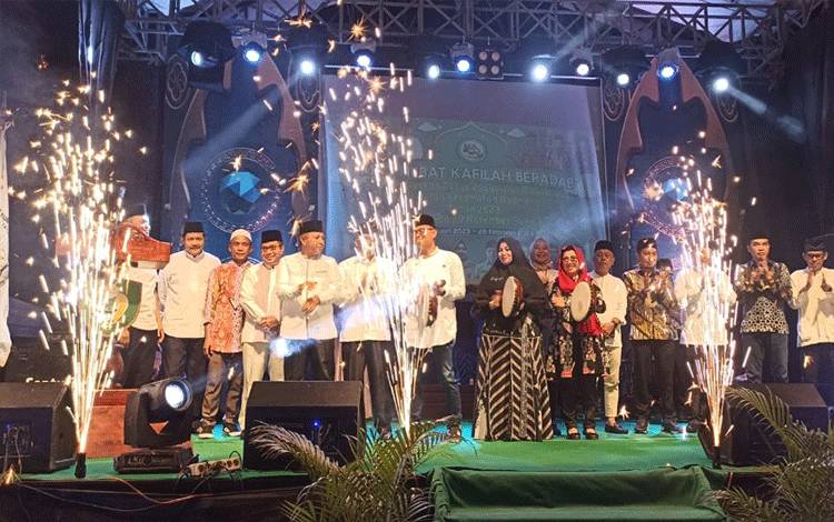 Pembukaan MTQ Ke-52 Kecamatan Baamang Dimeriahkan Penyanyi Religi Jebolan KDI