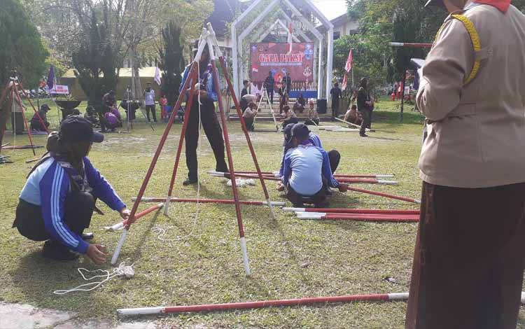 Antusias Pelajar Kobar Mengikuti Galapaksi 2023 di Pangkalan Bun Park