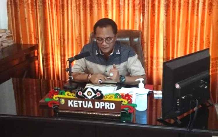 Ketua DPRD Kota Palangka Raya, Sigit Karyawan Yunianto. (FOTO: TESTI PRISCILLA)