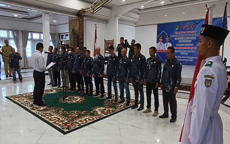 Pengurus PWI Barito Utara Periode 2022-2025 Dilantik dan Dikukuhkan