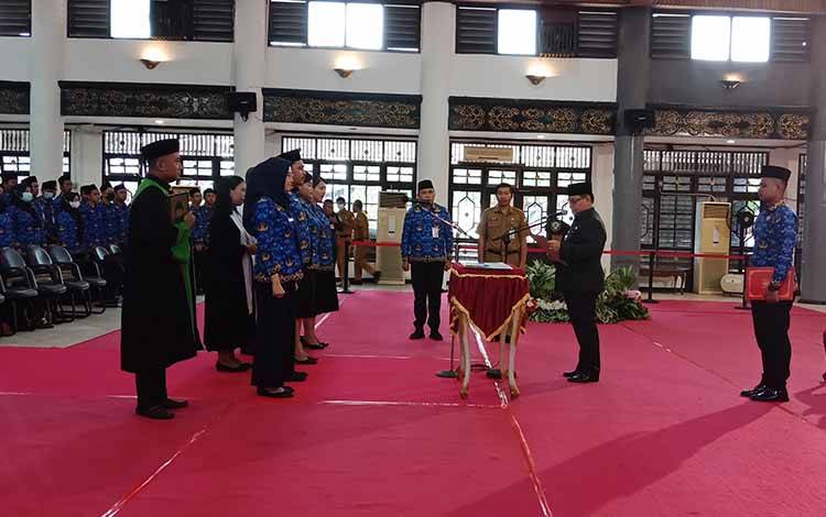 Bupati Kotim Lantik 278 PNS, Begini Pesannya