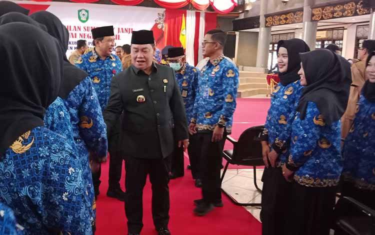 Bupati Kotim Tegaskan TPP Harus Sesuai Kinerja Pegawai