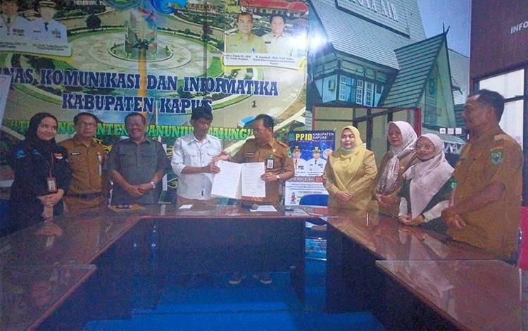 Jabatan Kepala Dinas Kominfo Kapuas Diserahterimakan