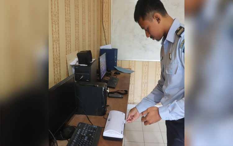 Rutan Kapuas Cetak Kartu E-Money Bagi WBP Wujud Nyata Bebas Peredaran Uang
